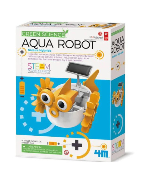KIDZLABS GREEN SCIENCE/SOLAIRE HBRIDE - AQUA ROBOT