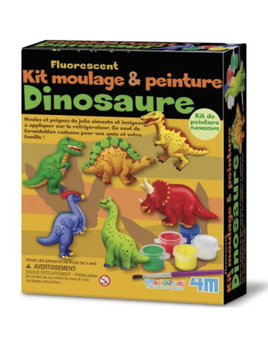 CREA KIT DE MOULAGE - DINOSAURE FLUORESCENT