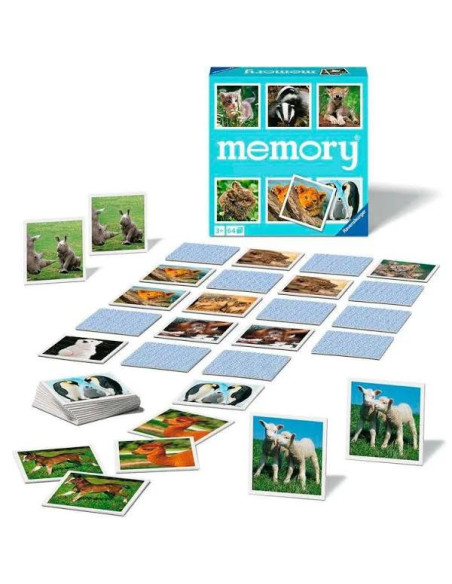 Grand memory petits animaux - ravensburger
