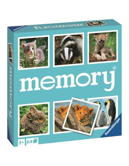 Grand memory petits animaux - ravensburger