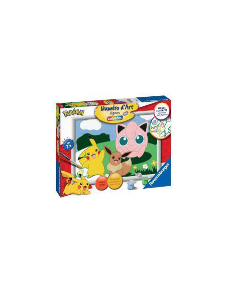 Numero d\'art moyen pokemon - ravensburger