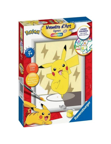 Numéro d'Art Pikachu Pokémon - Ravensburger