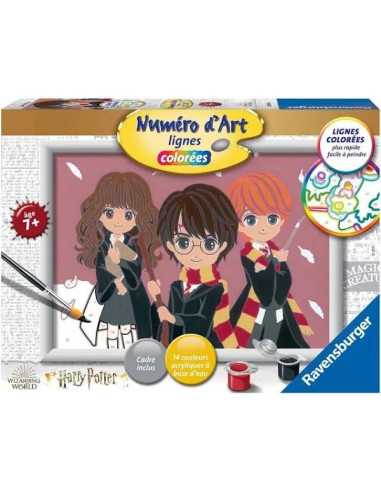 Numero d'art moyen portrait groupe hp - ravensburger