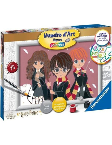 Numero d'art moyen portrait groupe hp - ravensburger
