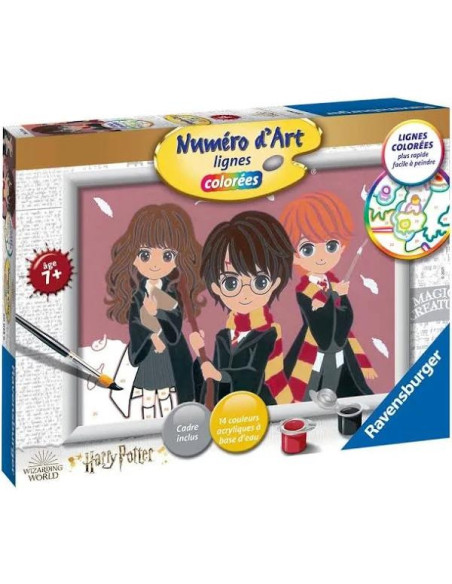 Numero d'art moyen portrait groupe hp - ravensburger