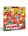 Gommettes repositionnables - dinosaures - poppik