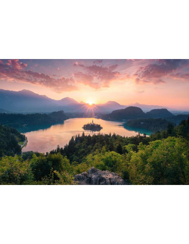 Ravensburger puzzle lac de bled slovenie -  3000pcs