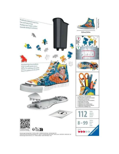 Ravensburger - puzzle sneaker naruto