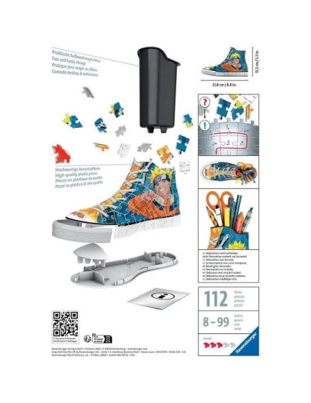 Ravensburger - puzzle sneaker naruto
