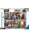 ravensburger - puzzle  6z Baby Yoda Star Wars 500p