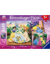 Ravensburger - puzzle disney princesses 3x49p