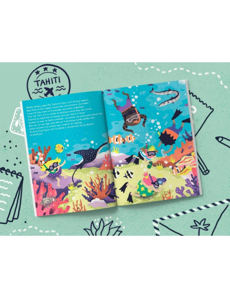 Magazine tahiti 4-7 ans - les mini mondes