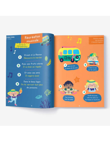 Magazine la reunion 1-3 ans - les mini mondes