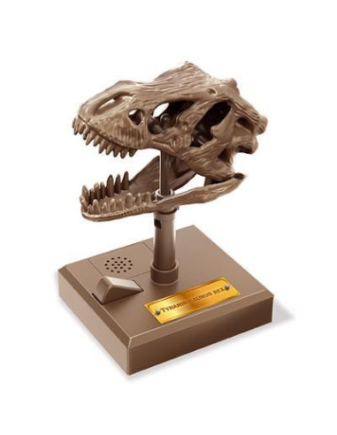 4m kidzrobotix: crâne de t-rex rugissant 12cm
