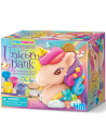 4m crea: kit peindre son tirelire licorne a paillettes 9cm