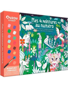 MON COFFRET D'ARTISTE - MES 4 PEINTURES AU NUMÉRO