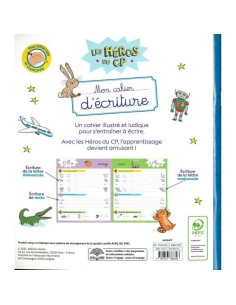 Les heros du cp: cahier d'ecriture 2