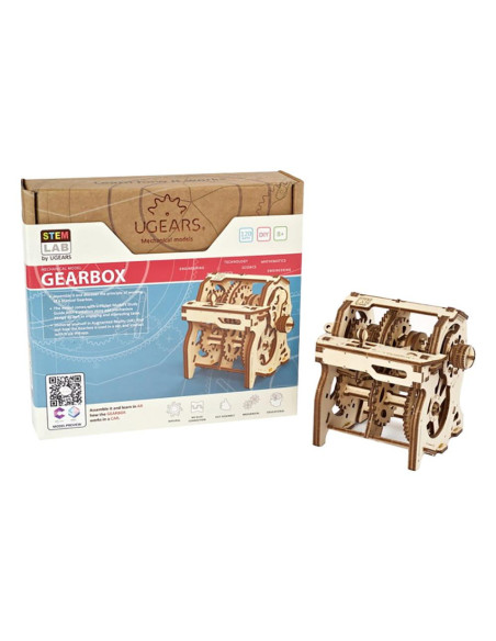 UGEARS - STEM LAB BOITE A VITESSE - 120 PIECES