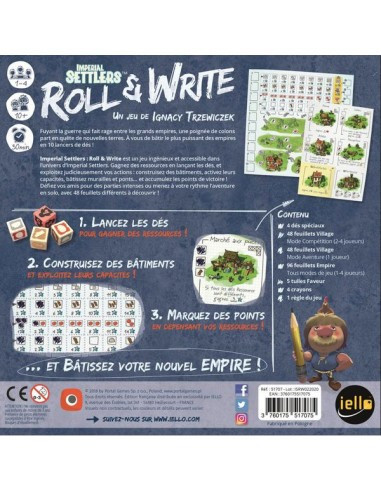 Imperial settlers : roll and write