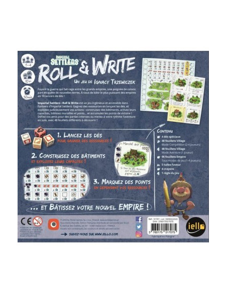 Imperial settlers : roll and write