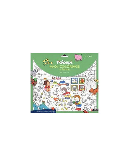 TCHOUPI MAXI COLORIAGE FERME