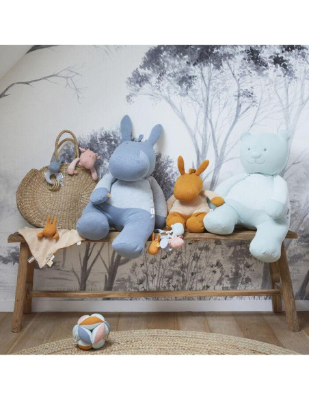 Nouky menthe peluche large 70 cm