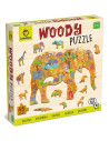 LUDATTICA - WOODY PUZZLE SAVANNE, 48 PIECES