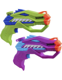 Nerf super soaker - canon a eau dinosquad raptor - pack de 2 2