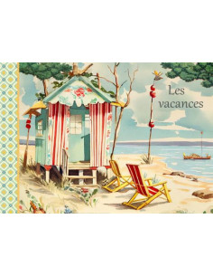Cahier illustre - les vacances