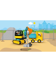 LE CAMION + PELLETEUSE DUPLO 2