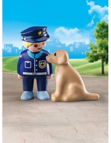 POLICIER AVEC CHIEN