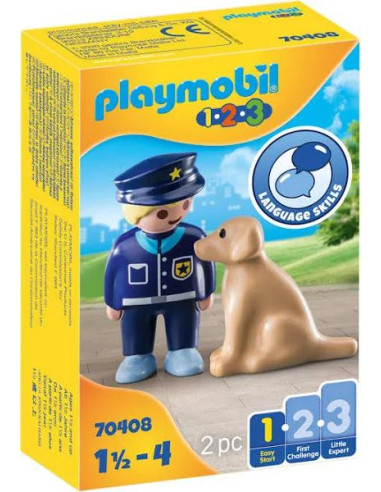 POLICIER AVEC CHIEN
