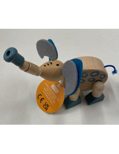 WOODEN TOYS - ANIMALI DE LA SAVANA - ELEPHANT
