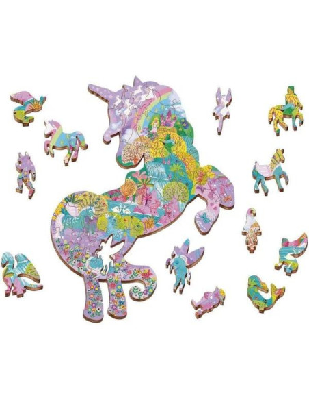 LUDATTICA - WOODY PUZZLE ENVIRONNEMENT SUPERBE, 48 PIECES