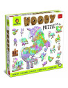 LUDATTICA - WOODY PUZZLE ENVIRONNEMENT SUPERBE, 48 PIECES