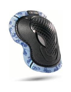 MICRO KIT 2 PROTECTIONS GENOUILLERE + COUDIERE BLEU TAILLE L