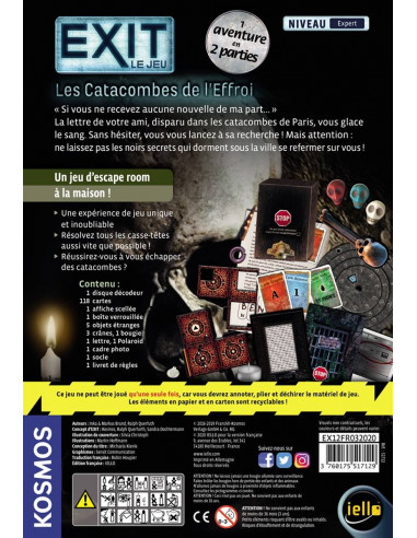 Exit les catacombes de l'effroi