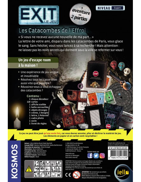 Exit les catacombes de l'effroi