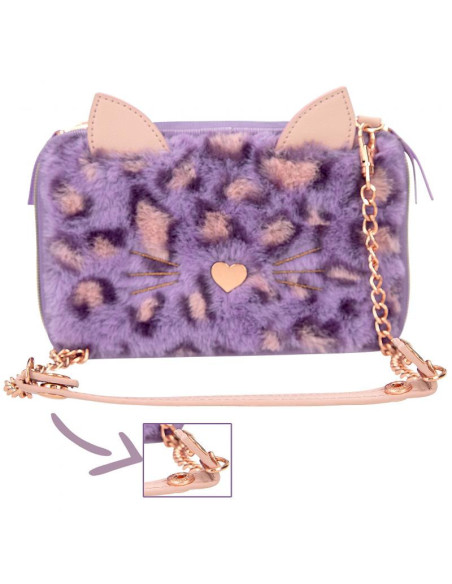 Topmodel trousse double bandoulière lilac leo love