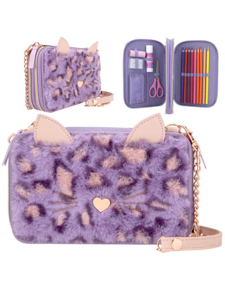 Topmodel trousse double bandoulière lilac leo love