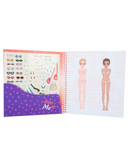 Topmodel dress me up album autocollants