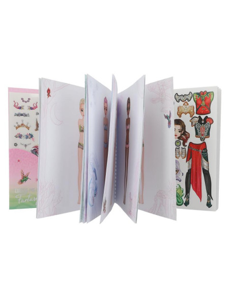 Topmodel dress me up album autocollants fantasy