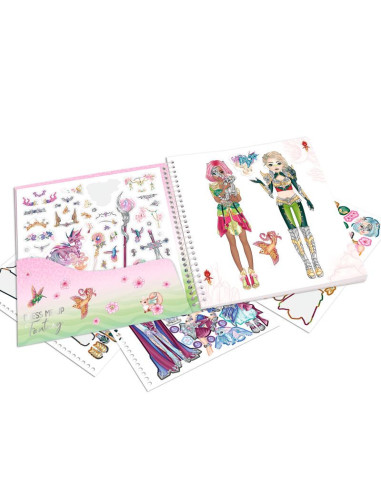 Topmodel dress me up album autocollants fantasy