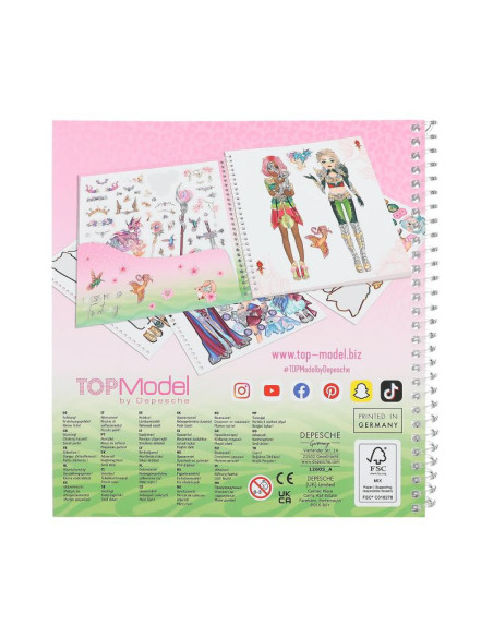 Topmodel dress me up album autocollants fantasy