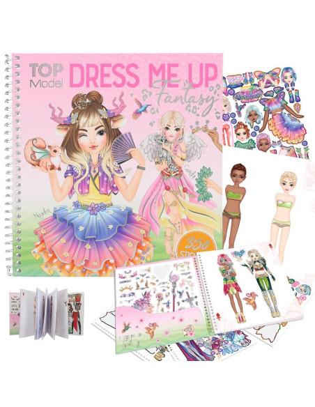 Topmodel dress me up album autocollants fantasy