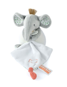 Elephant - pantin avec doudou