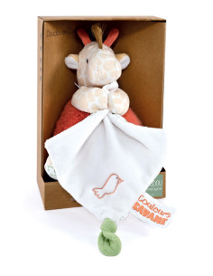 Girafe - pantin avec doudou 2