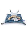 Doudou plat - 3 histoires - ours bleu