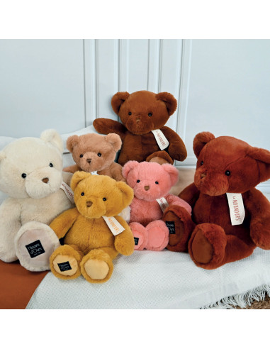 Le nounours - rose praline 28 cm