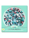 Foison de perles - perles alphabet argent